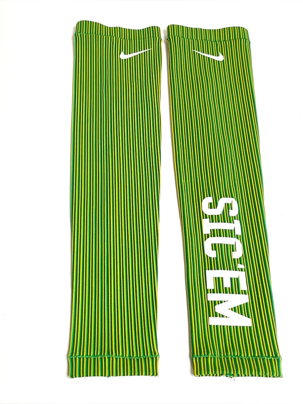 Nike Pro Elite Arm Sleeves Baylor Bears Made In USA Mens Size Small DA4483-345